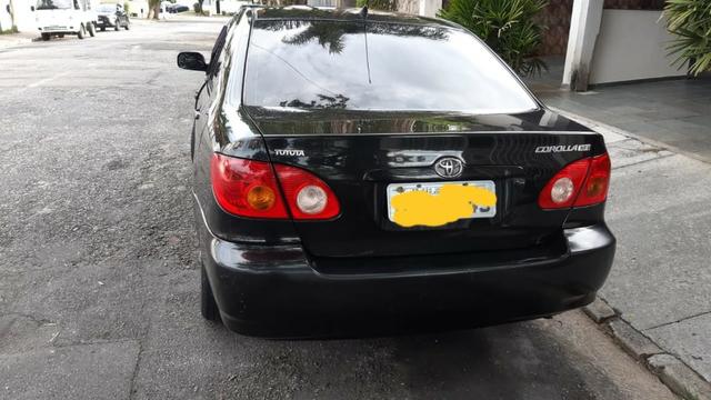Corolla Preto 2004 1.8 mecanico XEI bancos de couro - Foto 3