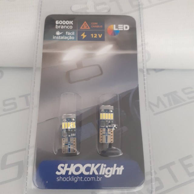 Led pingo.T10.  Schocklight. Garantia. Novo. Instalado.  - Foto 2