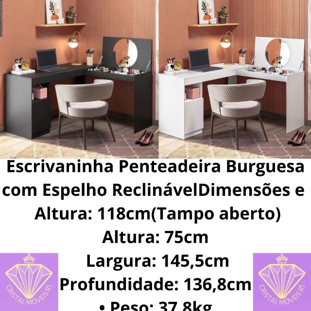 Escrivaninha Penteadeira Burguesa TM
