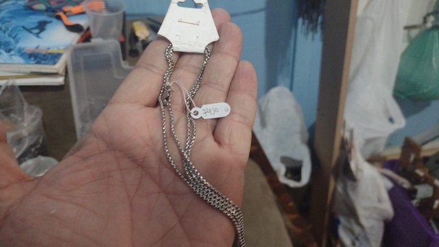 Corrente Aço Inox Veneziana Abaulada 