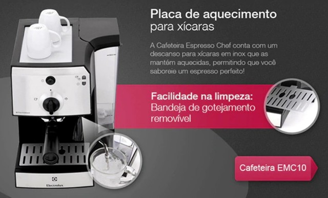Maquina de Café Expresso Electrolux EMC10 (Thermobloc) - Eletrodomésticos -  Sapiranga, Fortaleza 1034245852 | OLX
