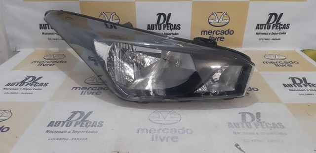 Farol direito mascara negra Hyundai Hb20 2012 a 2016