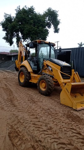 Retro escavadeira Caterpillar 416E - 2008