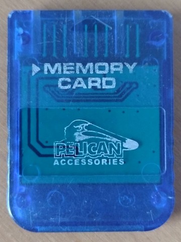 Memory Card Ps1 Psone Pelican 1mb 15blocos (funcionando)