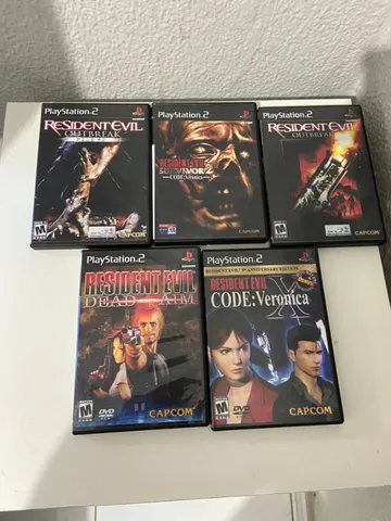 Resident Evil Code Veronica Dublado - Playstation 2