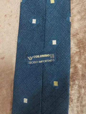 Gravata Colombo 100% Seda pura Jacquard importado - Foto 3