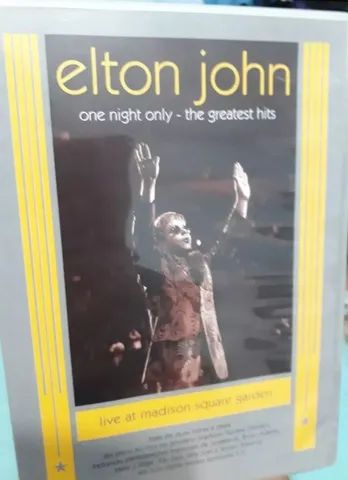 DVD ELTON JOHN GREATEST HITS ONE NIGHT ONLY LIVE MADISON SQUARE