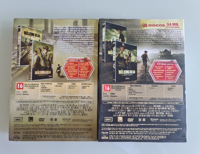 Kit DVD The Walking Dead 1ª e 2ª Temporadas + Pôster - Original - Foto 3