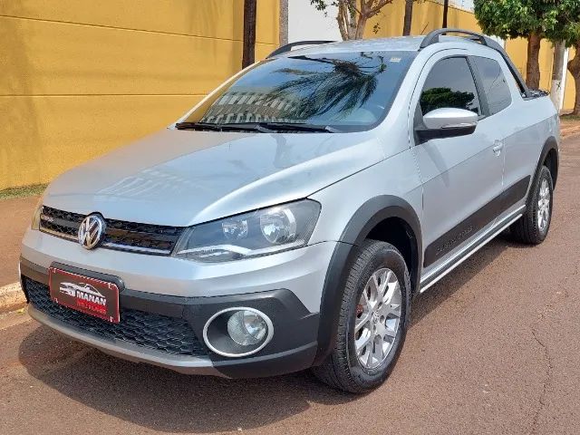 VW - Volkswagen Saveiro Cross 1.6 16v C.E. Azul 2015 - Maracaju