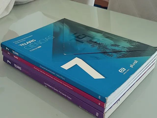 Kit 3 livros Teláris - 7° ano - Matemática, Ciências e Artes