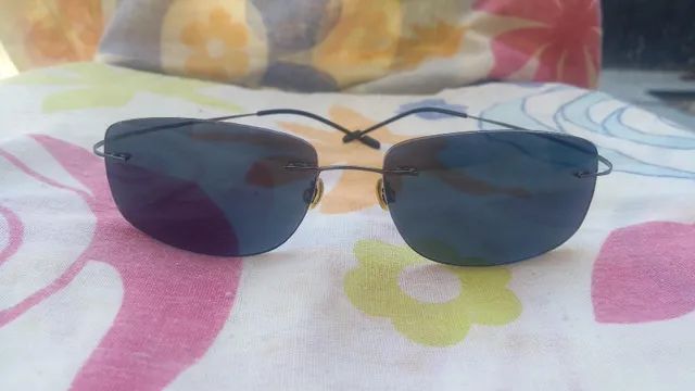 Oculos escuros estilo Matrix usado com lentes polarizadas - Foto 2