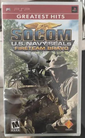 Jogo Socom U.S. Navy Seals Fireteam Bravo PSP original