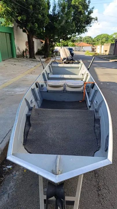 OPORTUNIDADE: CANOA LEVE FORT - 06 METROS - MOTOR TOHATSU 25 HP - CARRETA RANDON - Foto 4