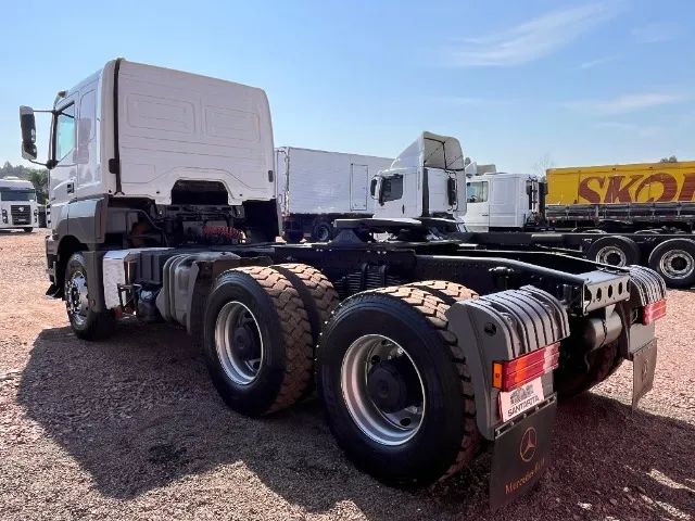 MB Mercedes-Benz Axor 3344 S 6X4 2019 Traçado Teto Baixo Automático Completo Revisado - Foto 4