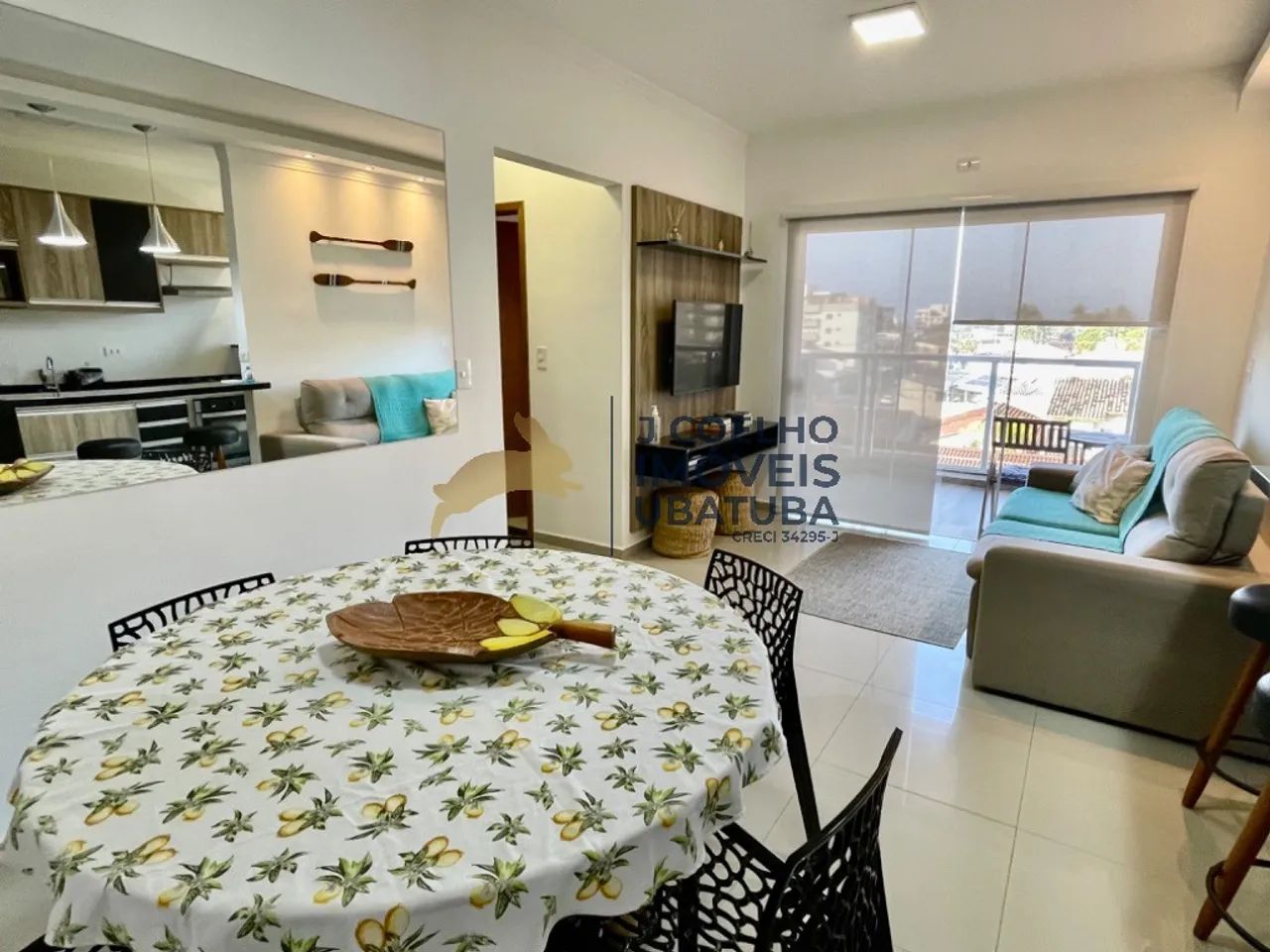 Apartamento à venda com 2 dormitórios, varanda gourmet - Centro de Ubatuba- SP - Foto 5