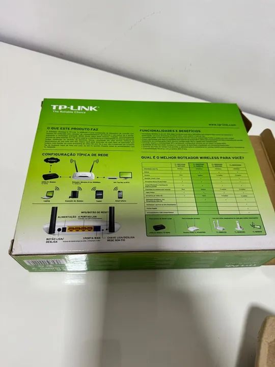 Roteador TpLink wireless N 300mbp usado perfeito na caixa - Foto 3