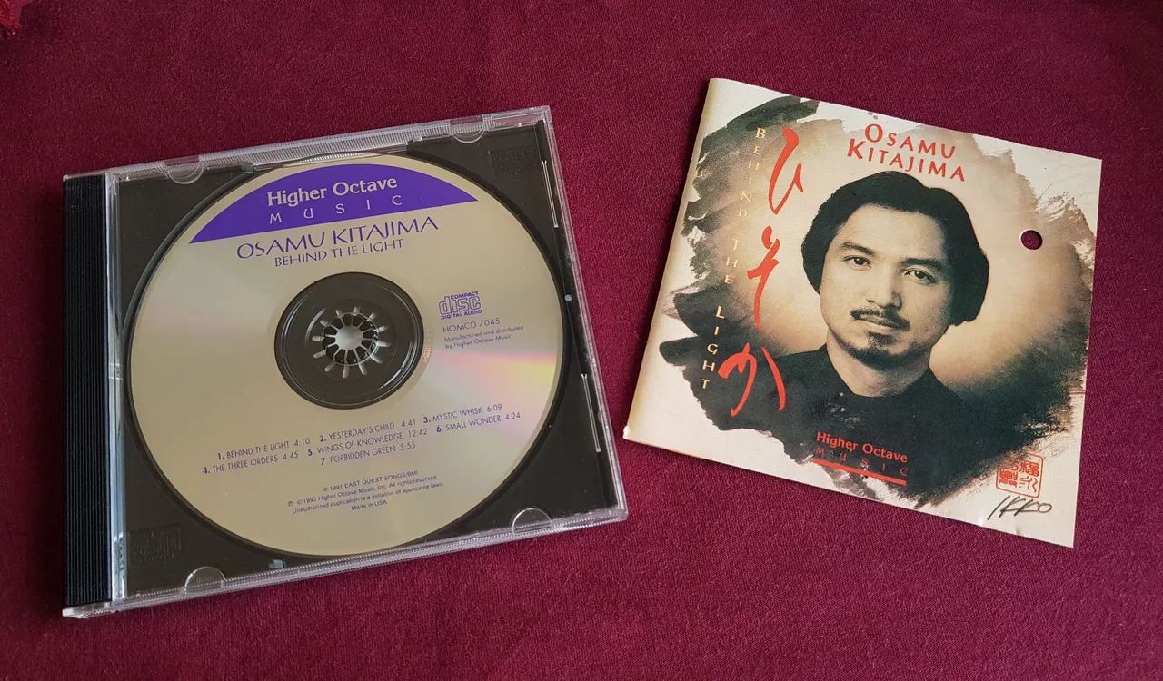 Cd Osamu Kitajima - Behind the light ( Higher Octave Music 1991 ) - Foto 2