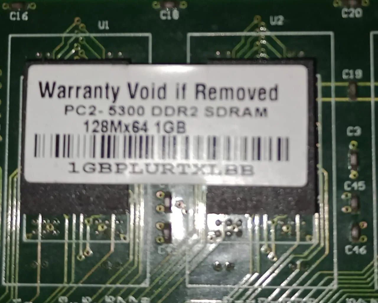 Memória RAM 1GB DDR2 PC2