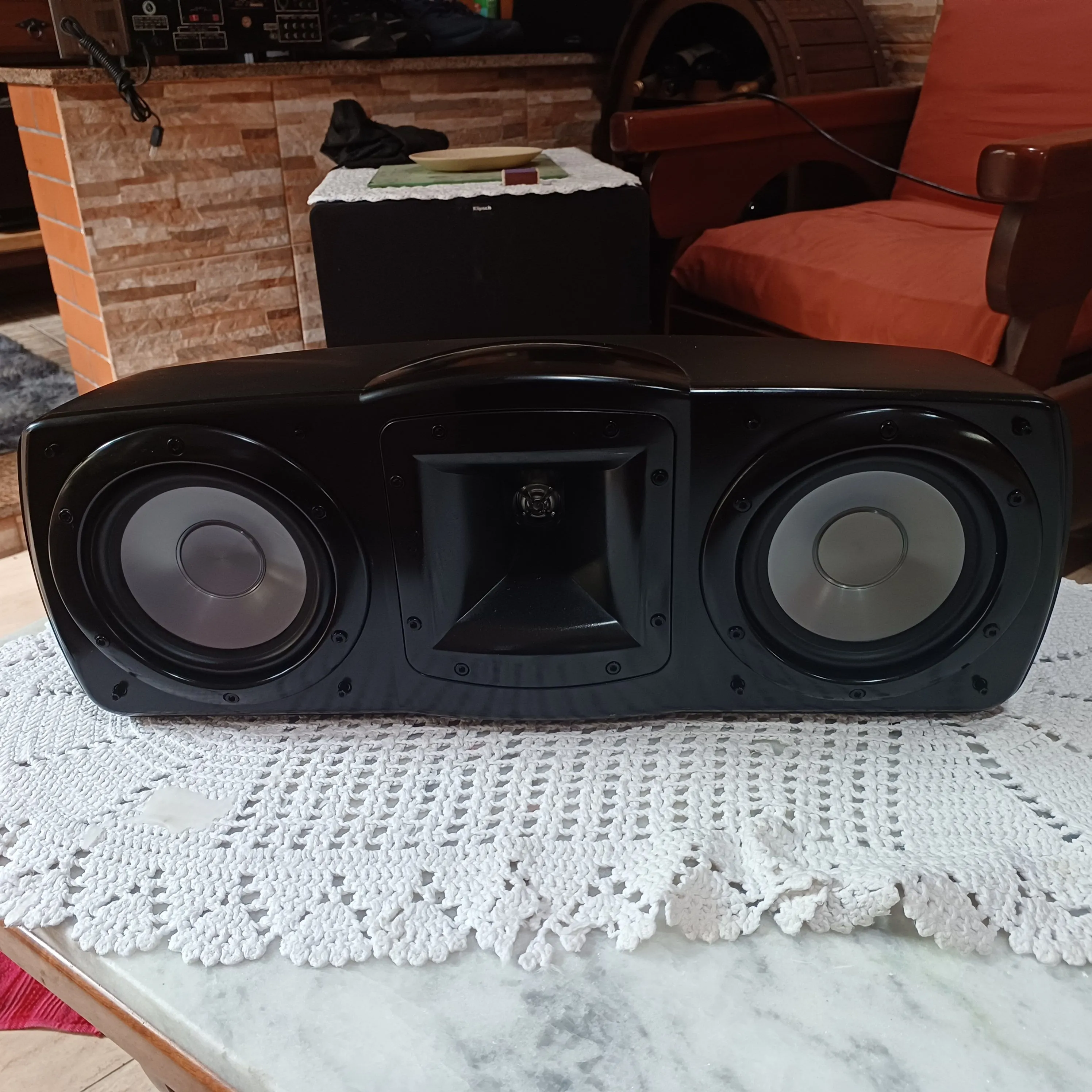 caixa central klipsch sinergy C20 black