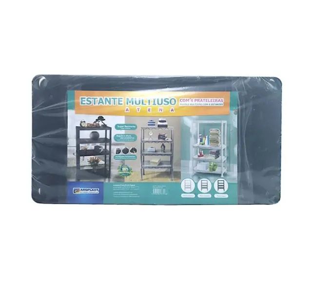 Estante Atena 1 Conjunto 4 Niveis 25379 Arqplast - Foto 2