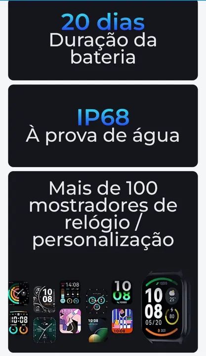 Smartwatch Xiaomi Haylou Watch 2 Pro 3x sem juros  - Foto 3