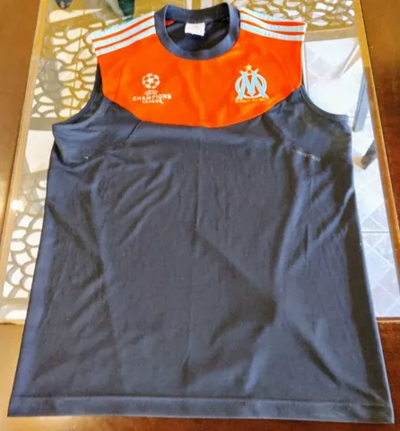 Camisa treino jogador Olympique de Marseille 10/11 Adidas