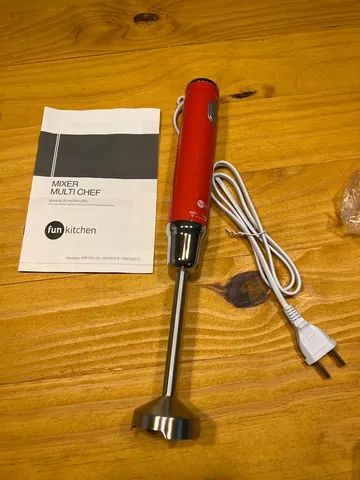 Mixer Multichef 350w Vermelho - Fun Kitchen 220v