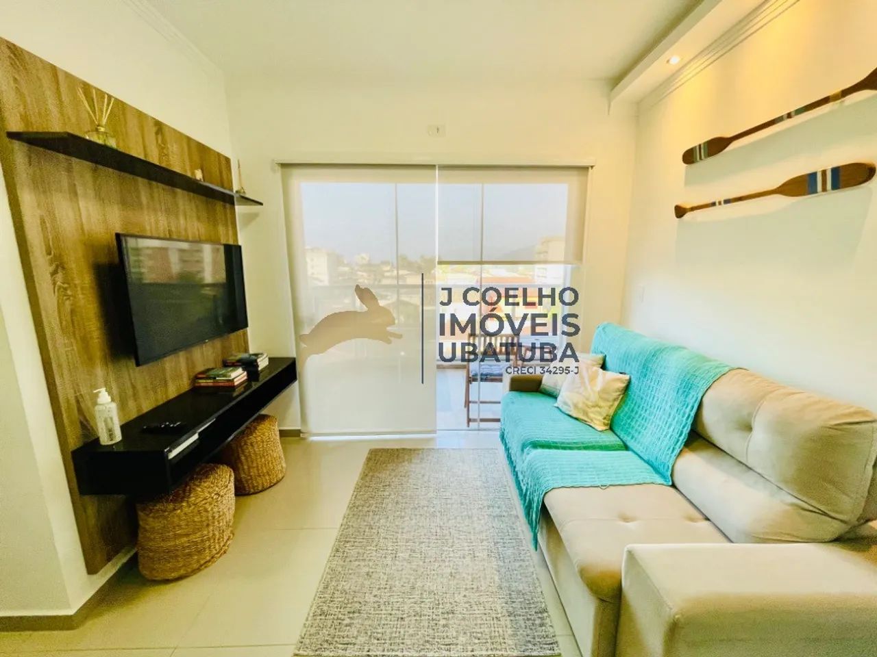 Apartamento à venda com 2 dormitórios, varanda gourmet - Centro de Ubatuba- SP - Foto 3
