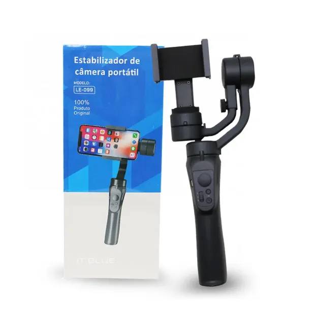 BASTÃO ESTABILIZADOR CAMERA E CELULAR PORTATIL IT-BLUE LE-099 PRETO