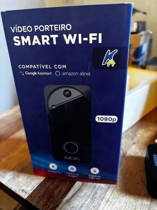 Vídeo Porteiro Smart Wi-Fi 1080p - Novo