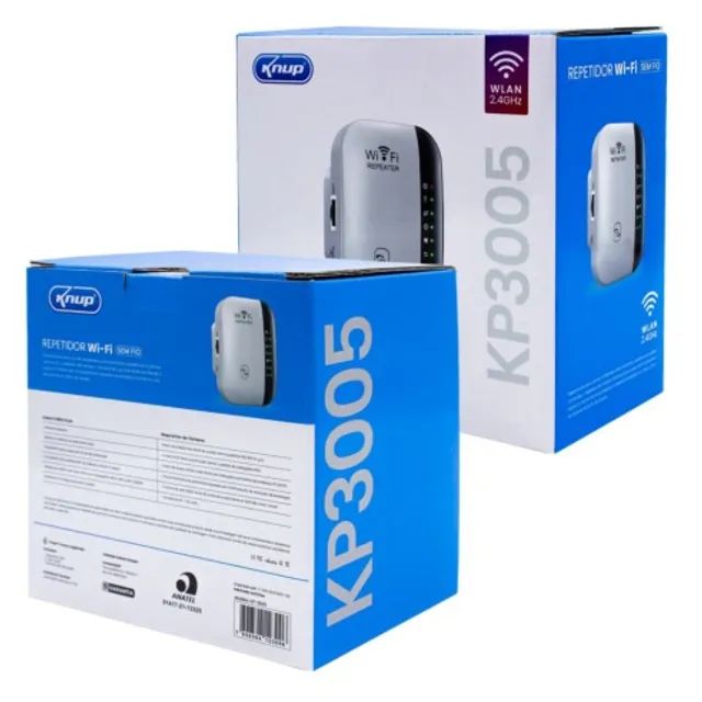 Repetidor de WI-FI Wireless Sem fio 300M Knup - Foto 2