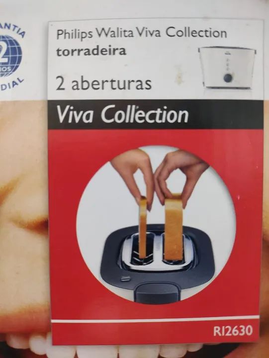 Torradeira Philips Walita Viva Collection 2 Aberturas - Foto 3
