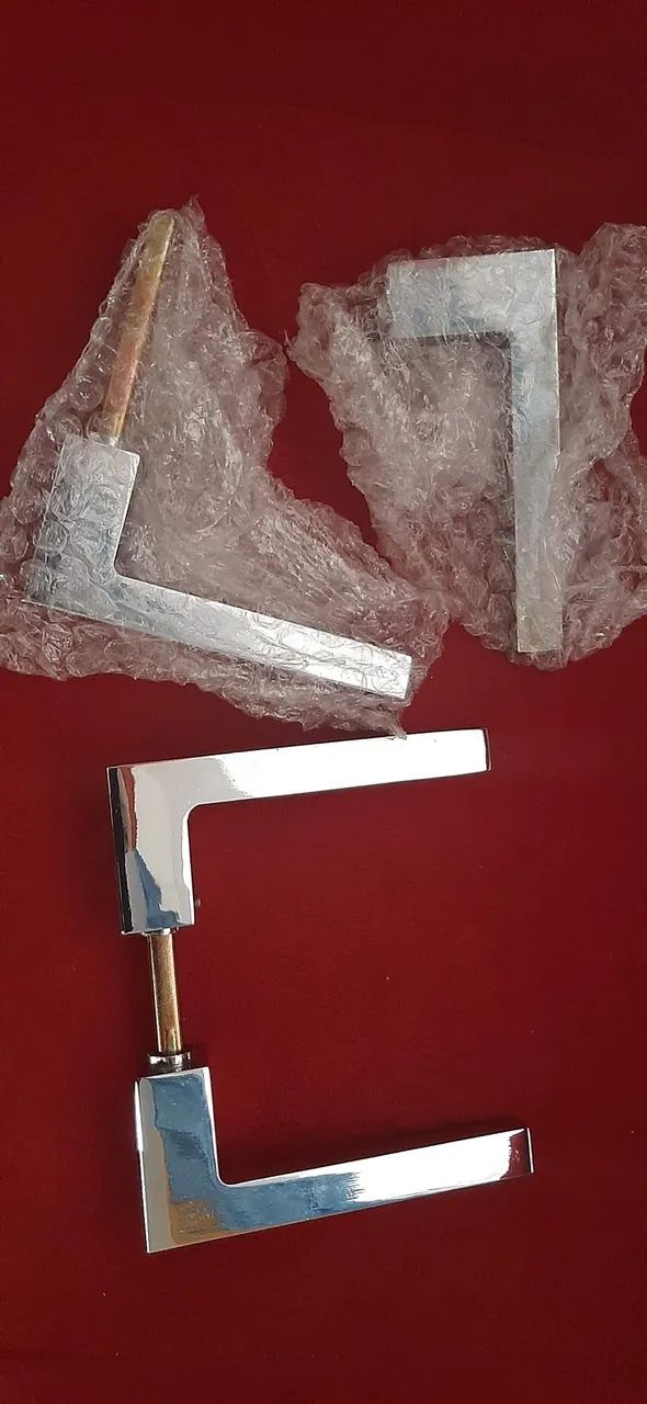 Modern Chrome Door Handle Set65049950134145121