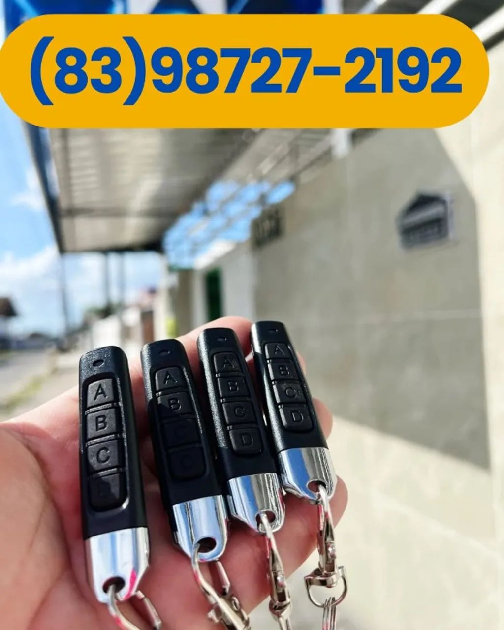 Controles de portão de garagem 433MHZ duplicador