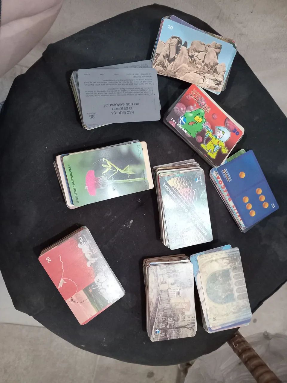 Lote de cartões de telefone 