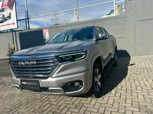RAMPAGE 2.0 HURRICANE 4 TURBO GASOLINA LARAMIE 4X4 23/24 KM35 MIL VIA1 SEMINOVOS EDNEIA