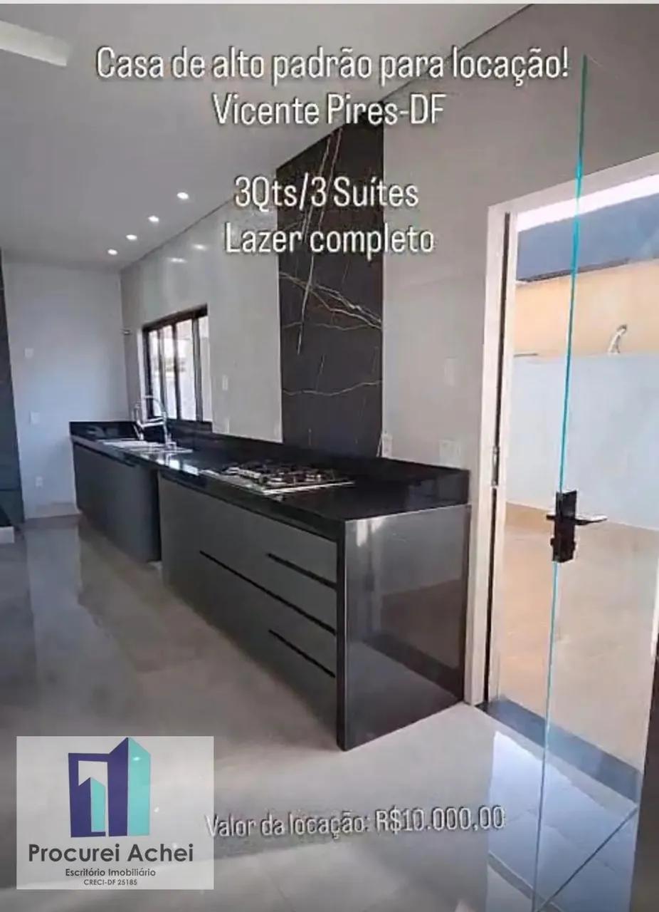Casa de Condomínio, Vicente Pires, Venda ou Locação.