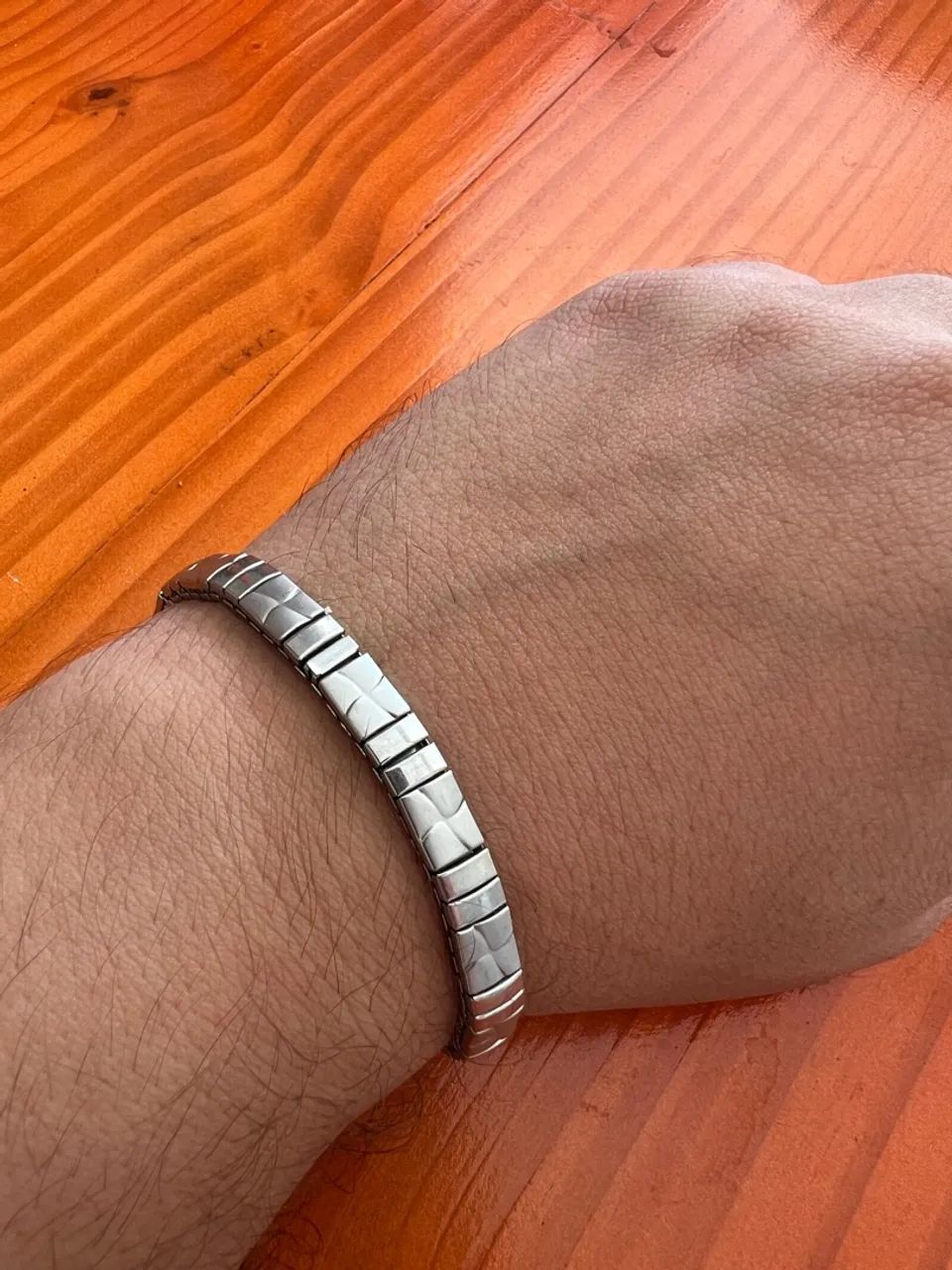 Pulseira de Aço em Elos - Foto 3