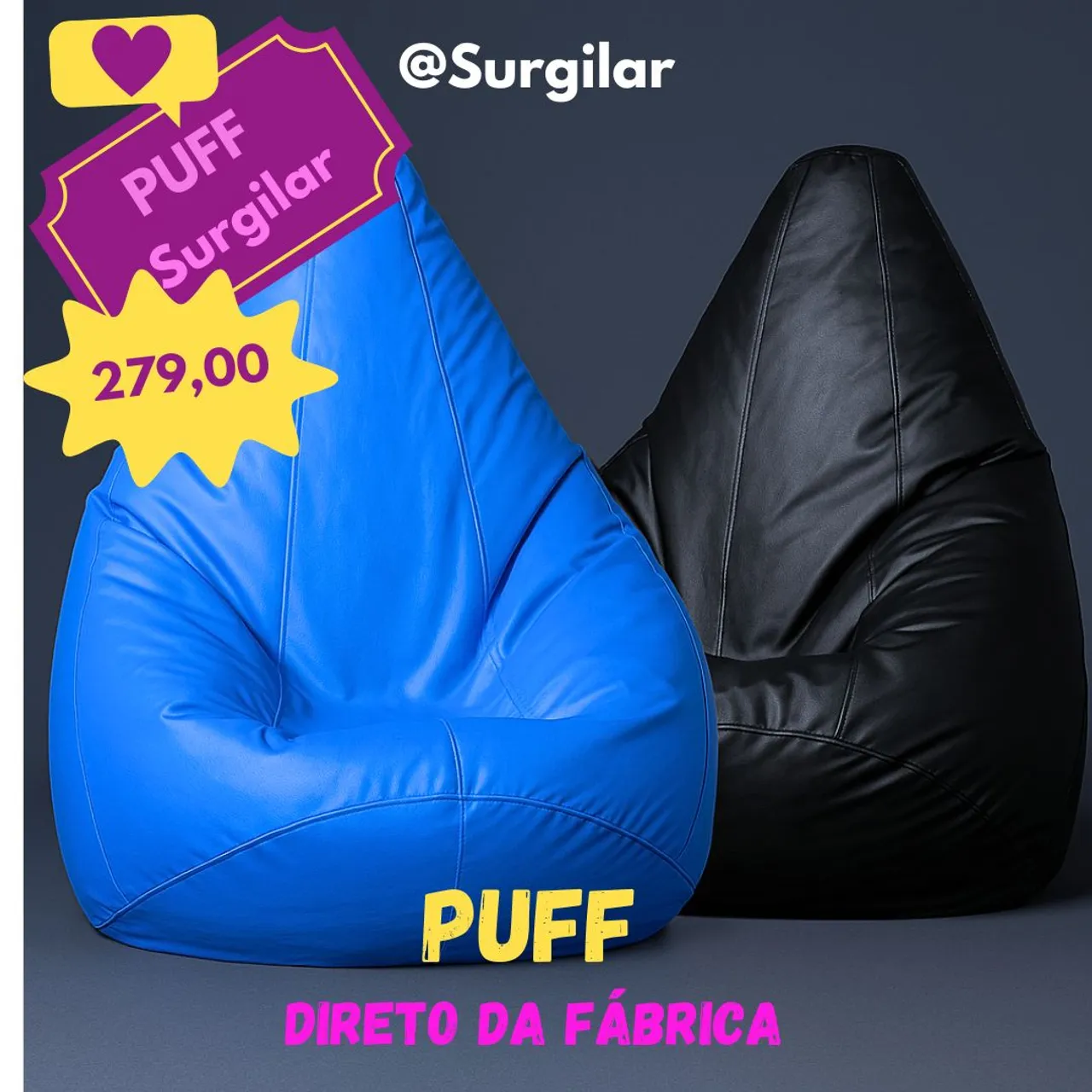 Puff Surgilar - Apenas 279,00
