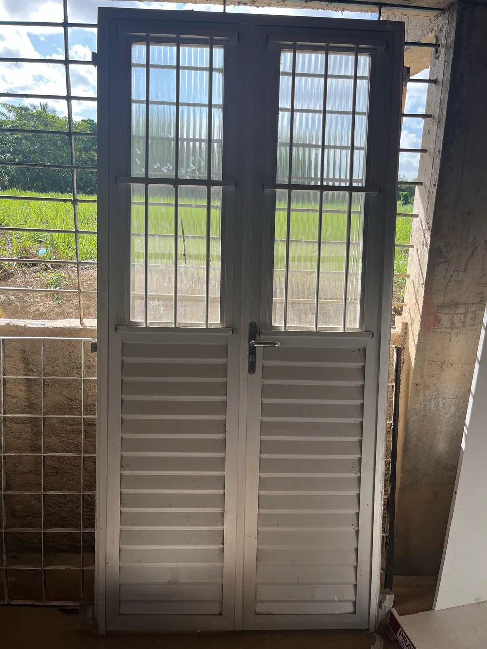 Porta de alumínio 1 m 