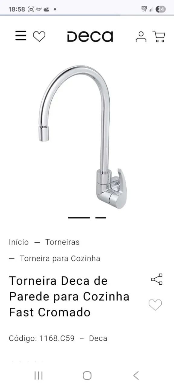 Torneira de Parede64374697473409122