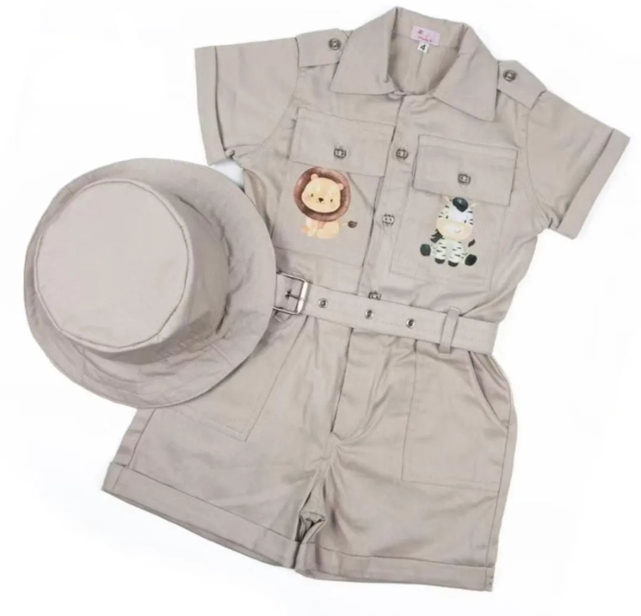 Macacão Safari + Botinha marrom  - Foto 3