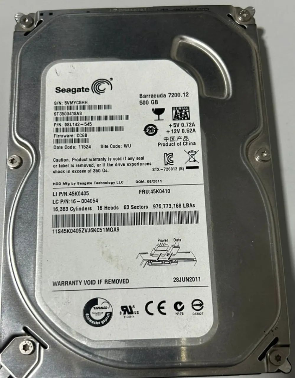 hd de 500gb seagate