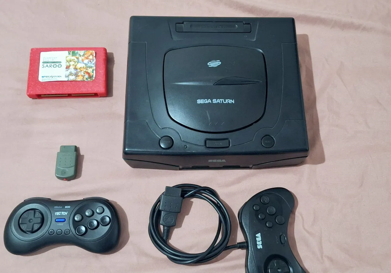 Sega Saturn - Console Completo + Saroo 32gb