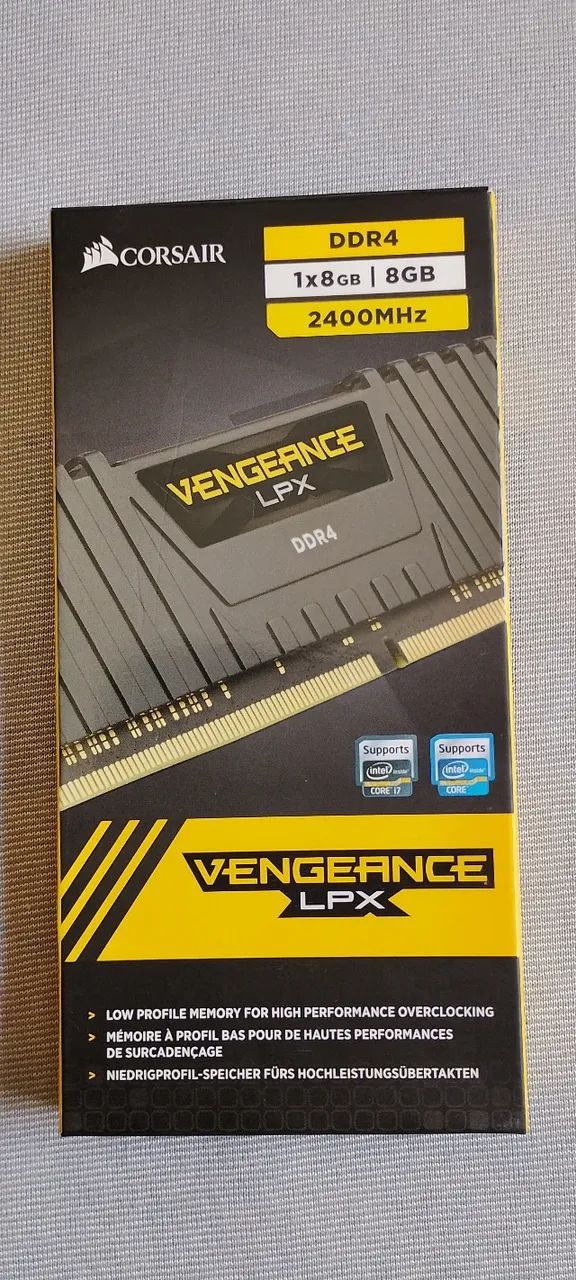 Memória RAM ddr4 8gb Corsair 2400mhz