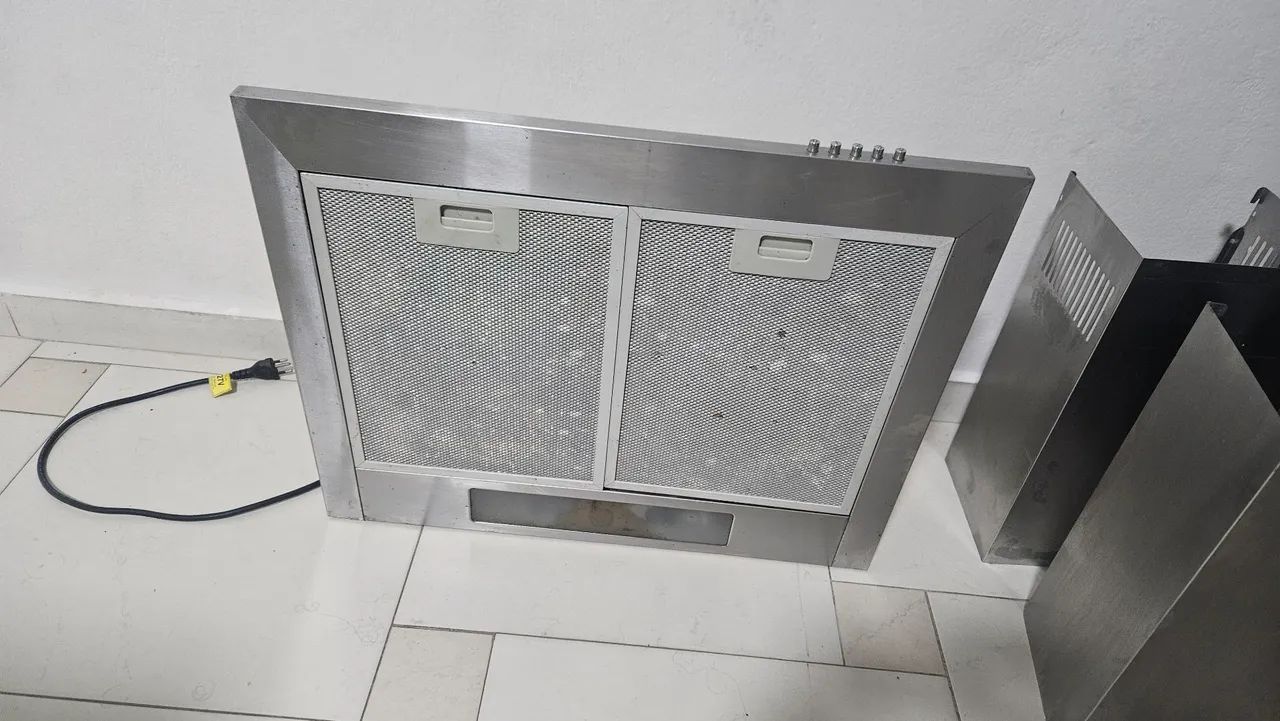 Coifa inox 60 cm com lâmpada  - Foto 4