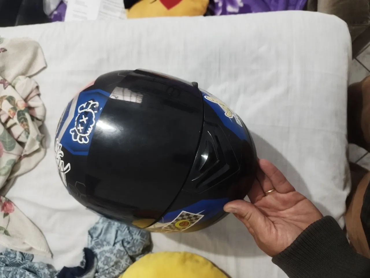 Capacete de Moto personalizado tamanho 60 - Foto 4