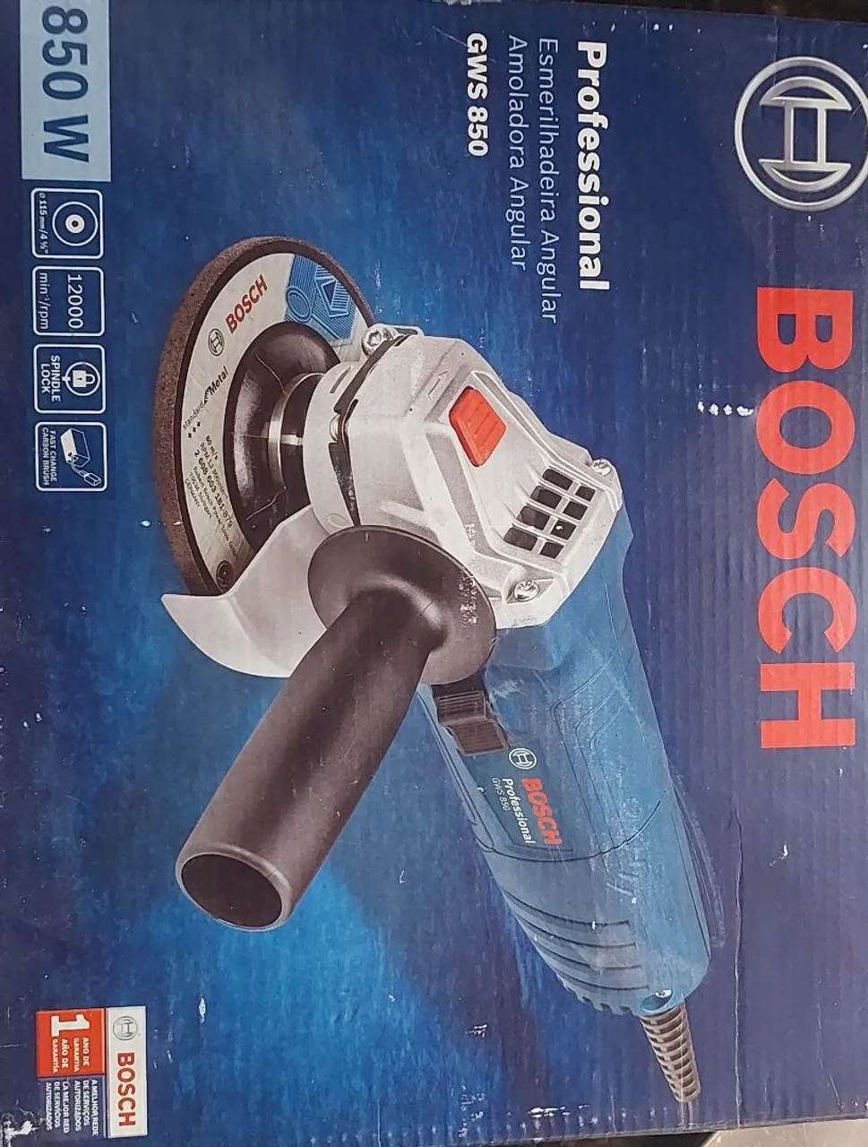 Esmerilhadeira Angular Bosch GWS 850 Professional