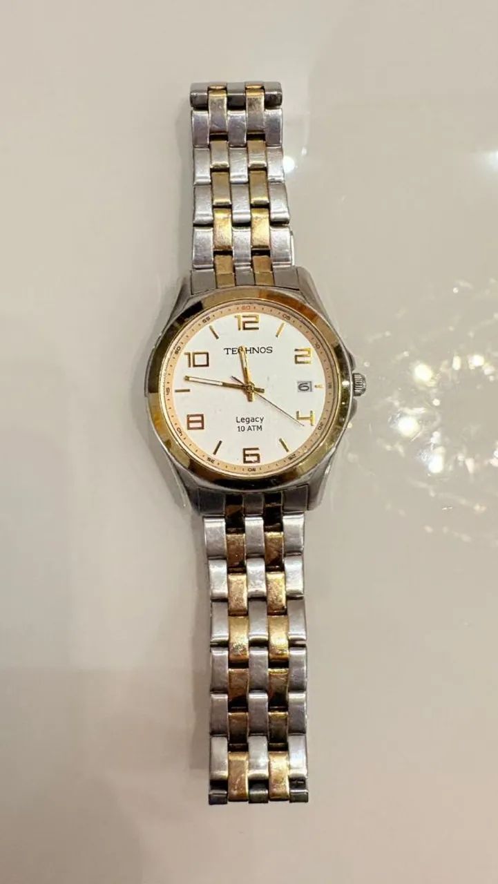 Technos Legacy Dourado e Prata  - Foto 3