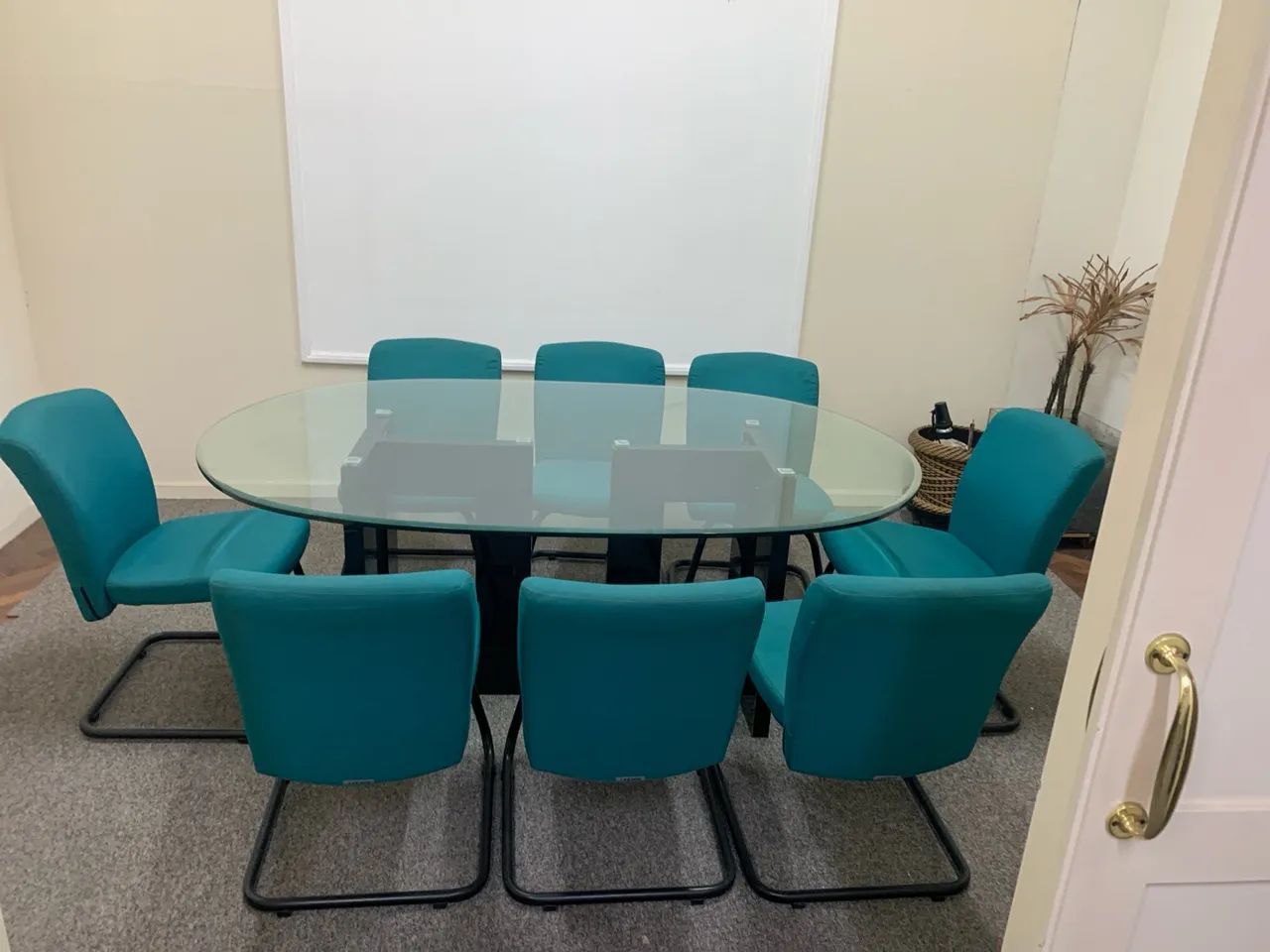 Mesa com tampo de vidro  - Foto 3